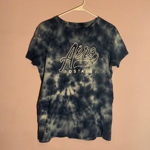 Aeropostale navy blue tie-dye t-shirt